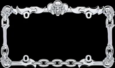CRUISER 25231 Skull & Bone Chrome