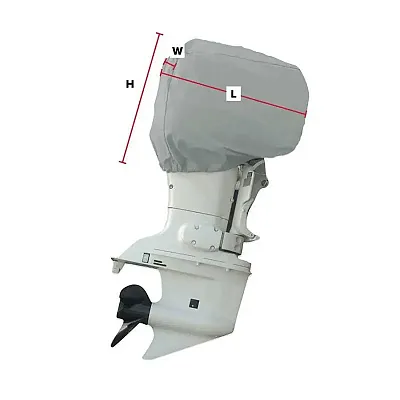 CARVER 70000F10 5 Hp O/B Motor Cover-Pfii Gray