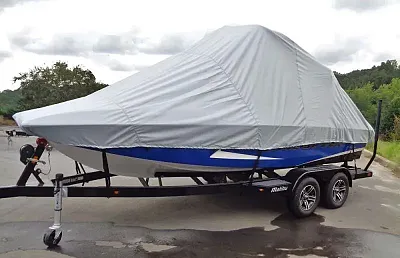 CARVER 82123P10 Boat Cover Wotc-23 I/B Twr Pg Gray