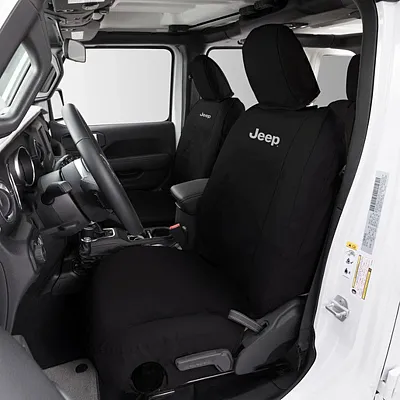 COVERCRAFT SJ749FWFBK Endura Jeep Logo Seatsaver Custom S