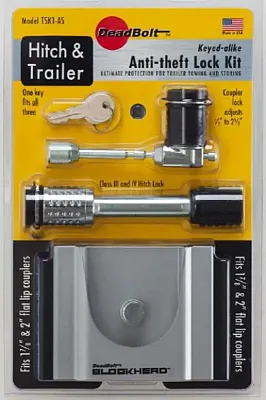 C.T. JOHNSON TSK1AS Tow & Stow Anti-Theft Lock Kit