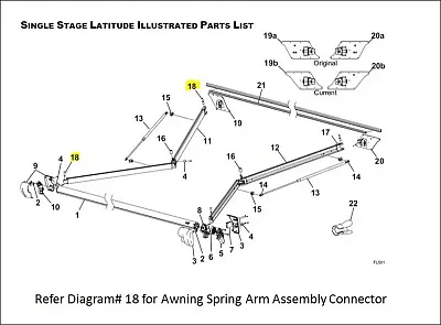CAREFREE/CO. R001791 Arm Attach Kit Latitude