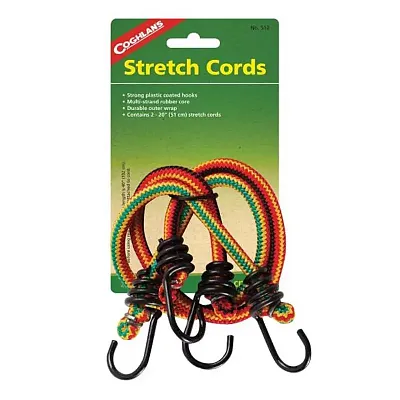 COGHLAN&#039;S 512 20&#039; Strech Cords - Pk/2