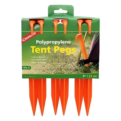 COGHLAN&#039;S 9496 Tent Pegs 9&#039; 6/Cd
