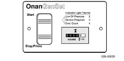 CUMMINS NW 3004937 Onan Deluxe Remote Panel
