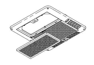 COLEMAN RVP 8330C5731 Chill Grille Assembly