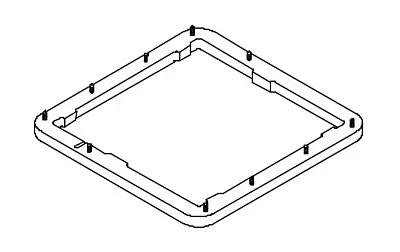 COLEMAN RVP 83323301 Gasket Kit 14 X 14