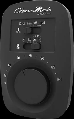 COLEMAN RVP 9420351 Analog 12Vdc Heat/Cool Wall Thermos