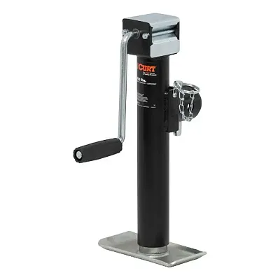 CURT MFG 28354 Pipe Mount Swivel Jack