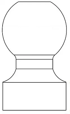 CURT MFG 40094 Weld-On Gooseneck Ball