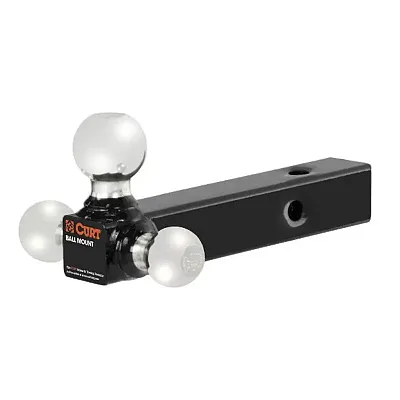 CURT MFG 45001 Ball Mount Hollow Tri-Ball