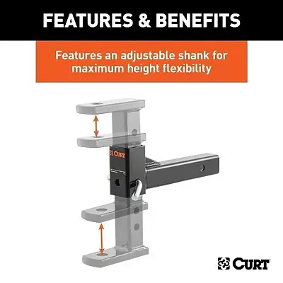 CURT MFG 45812 Adjustable Ball Mount