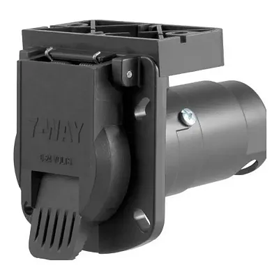 CURT MFG 58417 7Wayrvsocket;W/Mounting