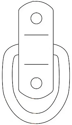 CURT MFG 83730 Rope D-Ring
