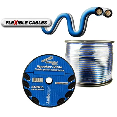 Audiopipe 12 Gauge Flexible Speaker Cable 500Ft