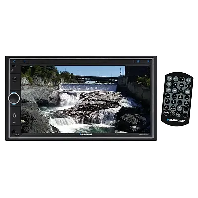Blaupunkt 6.95??? Double Din Fixed Face Touchscreen Dvd Receiver With Bluetooth 