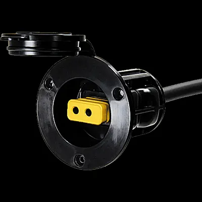 CANNON 1903012 Flush Mount Power Port (Black)