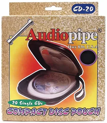 Marmat Cd20-B Audio Pipe 20 Cd Carrying Case ( Black )