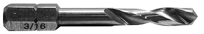 CENTURY DRIL 17912 3/16&#039; Stubby Hex Drill Cd - Case Pa