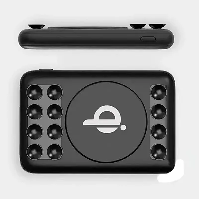 At&T Qpb5-Blk 5,000 Mah Portable Wireless Suction Power Bank