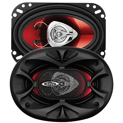 Boss 4X6&quot; Speaker 2-Way Red Poly Injection Cone