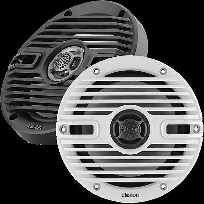 CLARION 92609 6.5-Inch Coaxial Marine Speakers 30