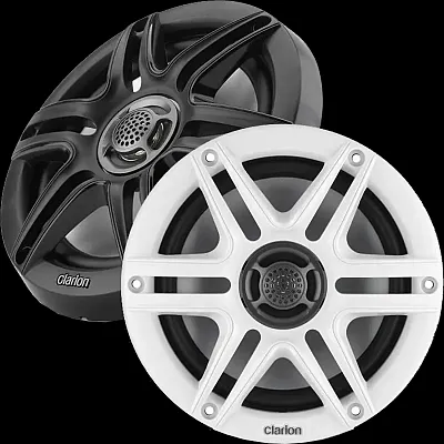 CLARION 92610 6.5-Inch Coaxial Marine Speakers 30