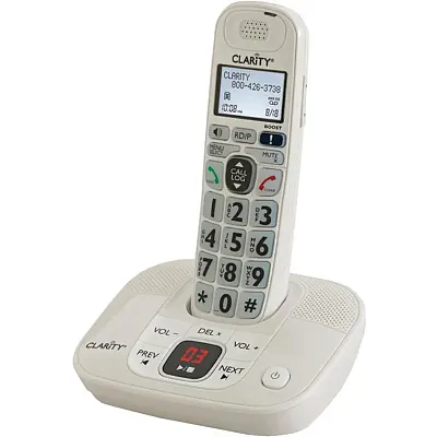 CLARITY 53712.000 DECT 6.0 Amplified Cordless Phone System with 