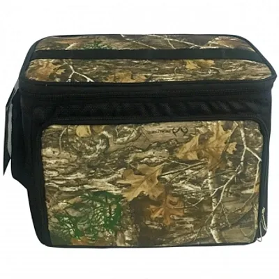 Brentwood Kool Zone 12 Can Insulated Cooler Bagwith Hard Liner in Realtree Edge