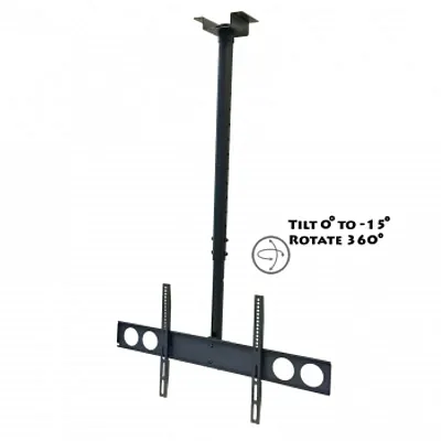 MegaMounts Heavy Duty Tilting Ceiling Television Mount for 37&quot; - 70&quot; LCD, LED an