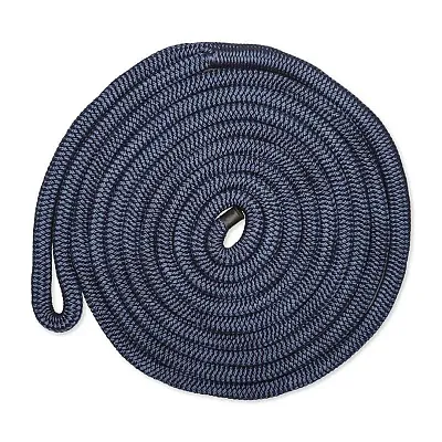 CMP GROUP CDL3815NY 3/8In-15Ft Dblbrd Cmp Dockline Nvy