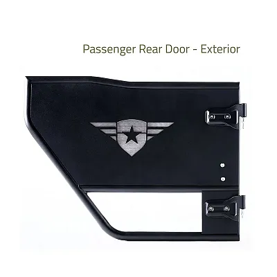 COMBAT OFFRD 251049 Jeep Jl/Jlu Mission Doors - Rear Pa