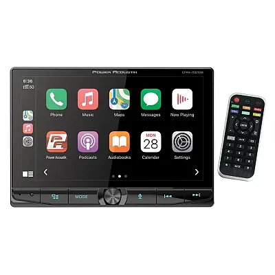 Power Acoustik 10.6??? Floating Double Din Mechless Receiver With Apple Car Play