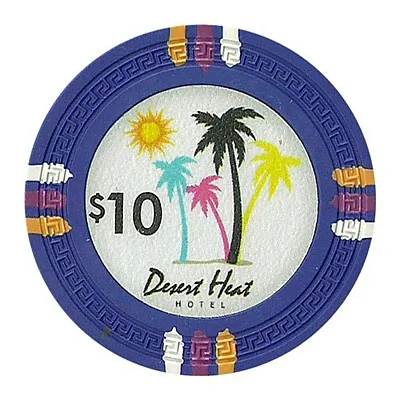 Desert Heat Poker Chips 13 5 Gram 25 Pack CPDH-10