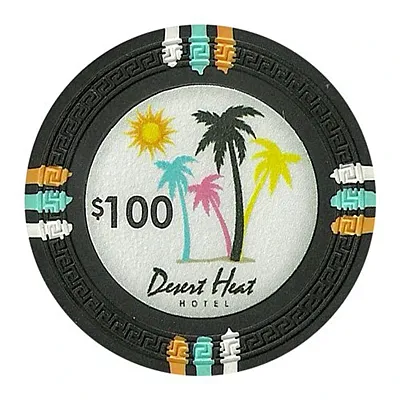 Desert Heat Poker Chips 13 5 Gram 25 Pack CPDH-100