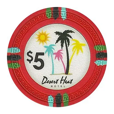 Desert Heat Poker Chips 13 5 Gram 25 Pack CPDH-5