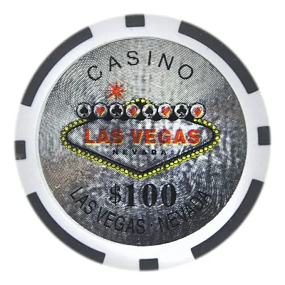 Las Vegas Poker Chips 14 Gram 25 Pack CPLV-100