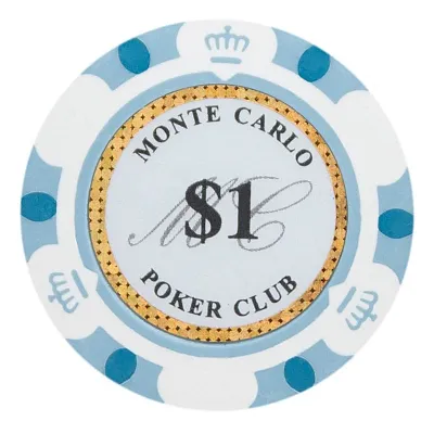 Monte Carlo Poker Chips 13 5 Gram 25 Pack CPMC-1