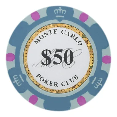 Monte Carlo Poker Chips 13 5 Gram 25 Pack CPMC-50