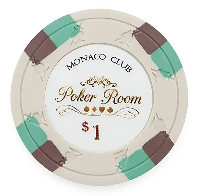 Monaco Club Poker Chips 13 5 Gram 25 Pack CPMO-1