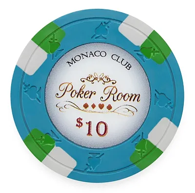 Monaco Club Poker Chips 13 5 Gram 25 Pack CPMO-10