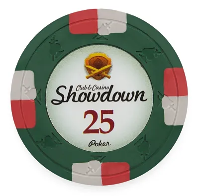 Showdown Poker Chips 13 5 Gram 25 Pack CPSD-25