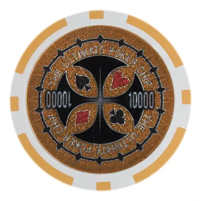 The Ultimate Poker Chips 14 Gram 25 Pack CPUP-10000