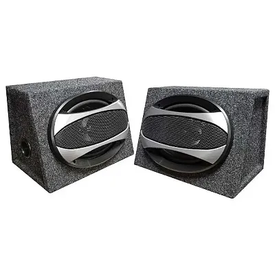Audiodrift Loaded 6X9&quot; 500 Watt Max 4 Way Single Boxes (Pair)