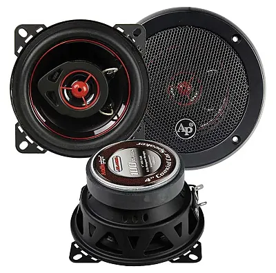 Audiopipe Redline Speaker 4&quot; 2-Way (Pair) 100 Watt Pp Cone