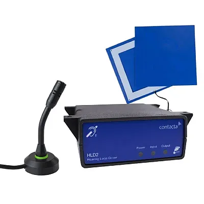 Contacta HLD2 Window Mounted Loop Amplifier + M72 microphone SUPA-M72-WM
