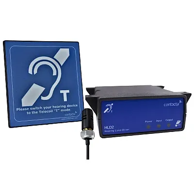 Contacta HLD2 Over Counter Loop Amplifier + M74-02 microphone SUPA-M74-02-B