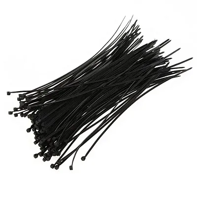 18&quot; Black Wire Ties (100 Pcs.)
