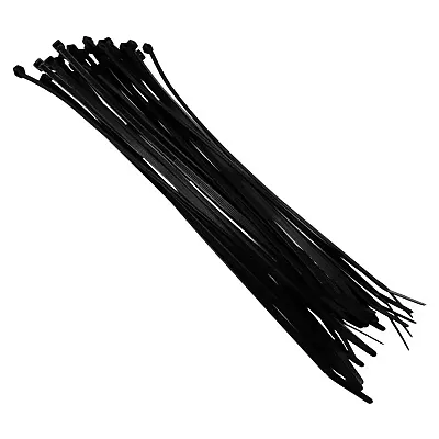 Wire Ties 8&quot; Black 100 Pcs Xscorpion