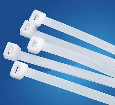 Xscorpion 8&quot; White Wire Ties (100 Pcs)